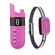 Load image into Gallery viewer, MASBRILL Dog Shock Collar with Remote Rechargeable Shock Collar for Medium Large Dogs, Electronic Training Collar Waterproof Shock Collar with 3 Training Modes Up to 1000ft
