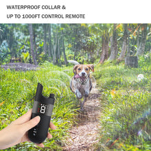 Load image into Gallery viewer, MASBRILL Dog Shock Collar with Remote Rechargeable Shock Collar for Medium Large Dogs, Electronic Training Collar Waterproof Shock Collar with 3 Training Modes Up to 1000ft
