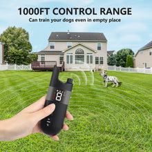 Load image into Gallery viewer, MASBRILL Dog Shock Collar with Remote Rechargeable Shock Collar for Medium Large Dogs, Electronic Training Collar Waterproof Shock Collar with 3 Training Modes Up to 1000ft
