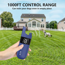 Load image into Gallery viewer, MASBRILL Dog Shock Collar with Remote Rechargeable Shock Collar for Medium Large Dogs, Electronic Training Collar Waterproof Shock Collar with 3 Training Modes Up to 1000ft
