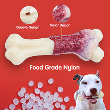 Load image into Gallery viewer, MASBRILL Dog Toys for Aggressive Chewers, Indestructible Durable Dog Chew Toys, Non-Toxic Food Grade Nylon Dog Bone Toy Reduces Boredom, For Small Medium and Large Breed
