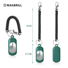 Load image into Gallery viewer, MASBRILL Dog Clicker for Training, Dog Training Clicker with Wrist Strap,Lightweight Easy to Use, Pet Training Clicker for Cats Puppy Bird Horse Behavioral Training-2 Pack
