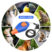 Load image into Gallery viewer, MASBRILL Dog Clickers for Training and Dog Whistle 2 in 1 with Wrist Strap-Puppy Training Clickers Pet Training Clicker for Cats Birds Horses-2Pcs
