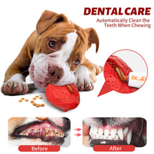 Load image into Gallery viewer, MASBRILL Rubber Dog Chew Toys, Treat Food Dispensing Dog Toys for Teeth Cleaning, Interactive Dog Toys for Small Medium Large Dogs
